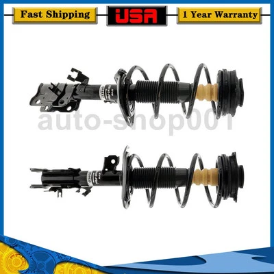 2 puntales delanteros KYB puntal de resorte helicoidal para Nissan Rogue 2012 2011 2010 2009 2008 Foto 1 de 4