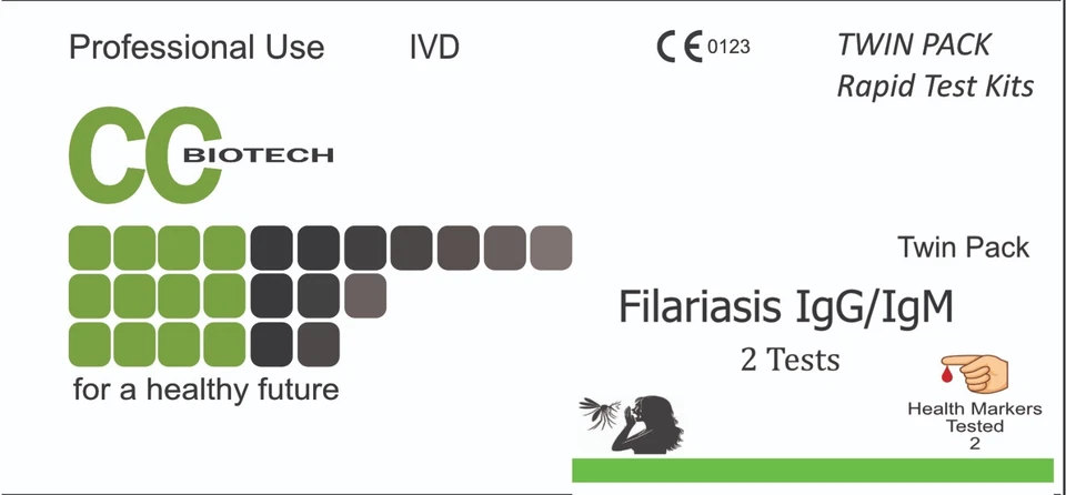 CCB Filariasis Professional Rapid Result Testing Kits