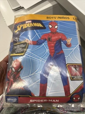 Nuevo Disfraz de Halloween Marvel’s Spider-Man Juvenil Talla Grande (10/12)  Foto 1 de 3