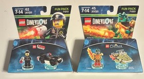 (2) LEGO - 71213 & 71223 - Bad Cop & Cragger [NEW] DIMENSIONS Lego Movie/CHIMA