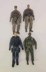 Army Action Figures BBi Elite Force Military Action Figure 4" 3.75  Lot of 4 - Picture 1 of 5
