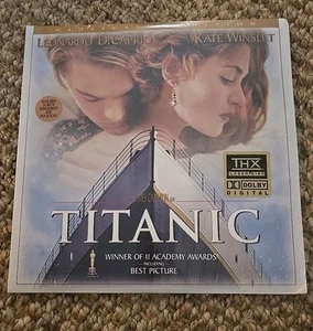 TITANIC Laserdisc DiCaprio Winslet  WIDESCREEN THX DOLBY New SEALED Laser Disc - Picture 1 of 2