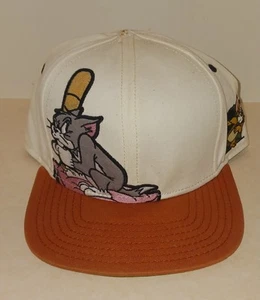 Vintage Tom And Jerry Around The Corner Snapback Cap Hat Pre Owned - Picture 1 of 6