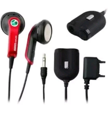 Genuine Sony Ericsson HPM-64D Headphones for K660i K750i K770i K800i K850i Red - Image 1 of 4