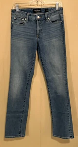 Pantalones de mezclilla Lucky Brand dulces rectos tiro medio lavado medio para mujer talla 6/28 usados en excelente estado - Imagen 1 de 7
