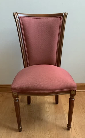 LOUIS XVI CHAIR FRENCH STYLE CHAIR CUSTOM BY WALTER E SMITHE FURNITURE Cover