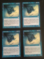 4x Manta Ray Weatherlight Ed. MTG Magic The Gathering LP Cond English