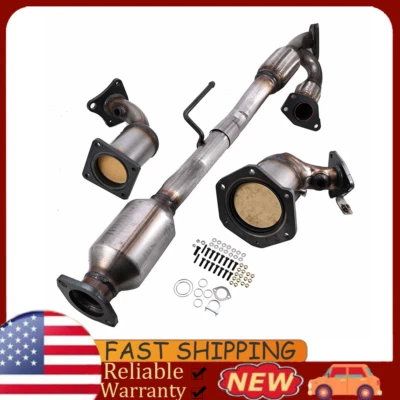 All THREE Catalytic Converters For 2013-2019 Nissan Pathfinder 3.5L Foto 1 de 4