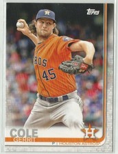 Gerrit Cole Houston Astros 2019 Topps American League Standouts #AL-16 Parallel