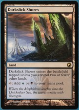 Darkslick Shores Scars of Mirrodin NM Land Rare MAGIC CARD (ID# 249574) ABUGames