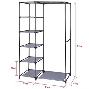 Stoffkleiderschrank Tanja - Bild 1 von 3