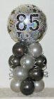 85th Birthday - Foil Party Balloon Display - Table Decoration Kit - No Helium