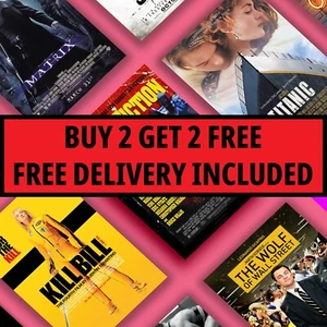 All Time Greats Movie posters Cinema Wall Art Classic Film Poster Prints - Picture 1 of 87