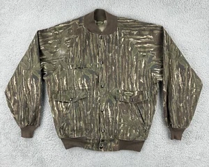Vintage SPARTAN REALTREE Button Up Hunting Camoflage Jacket Sz M Made In USA 90s - Picture 1 of 21