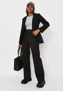 /LX027/ Missguided Petite Tailored Skinny Blazer Schwarz Gr. US 4 UK 8 EU 36 - Bild 1 von 4