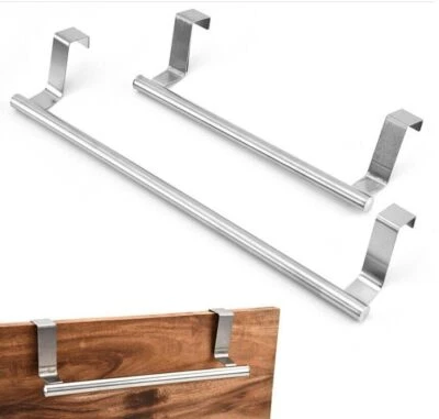 Geschirrtuchhalter zum Einhängen Edelstahl Küchenhandtuchhalter Schranktüren  - Bild 1 von 4