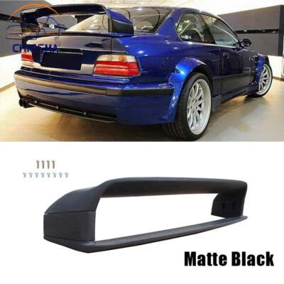 Matte Black Rear Trunk Spoiler Wing LTW GT Style For 92-99 BMW 3 Series E36 M3 Foto 1 de 4