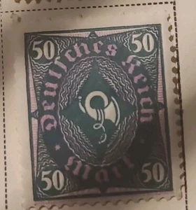 1922 German Weimar Republic Mint Condition ,Never Hinged Stamp, Rare - Picture 1 of 2