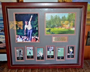 Jack Nicklaus 6 - Time Masters Champion 23.5"x27.5" Framed Collage - Picture 1 of 10