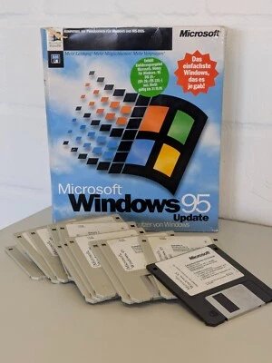 RARITÄT - Microsoft Windows 95 Update - Deutsch - 050-031-950D - 3½″ - Bild 1 von 2