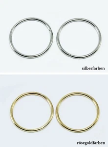 Anillos redondos Ø 30 mm, grosor 2/3 mm anillos de flexión anillos de conexión anillos de unión, S121 - Imagen 1 de 3