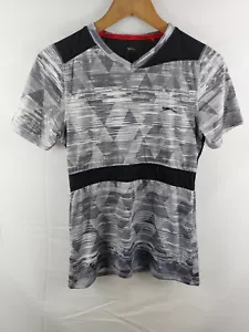 Slazenger Womens Grey/White/Black Pattern Sport Top W/ Back Detail (166-00045) - Picture 1 of 7