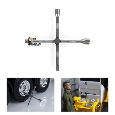 JDM-213 Metal Cross Socket 2.0/2.5/3.5/4.0mm Tools for RC Truck Excavator Loader - Image 1 of 4