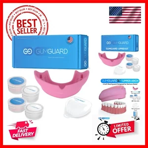 Denture Mouthguard Soft, Customizable Fit for Upper & Lower Arches, Relief fo... - Picture 1 of 7