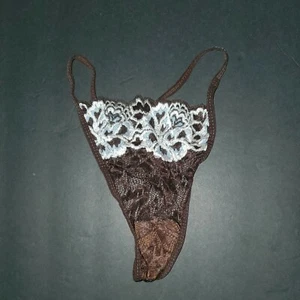 Thong Panty Floral Lace Variety Women's One Size Fits Most ( Run Small ) - Picture 1 of 24