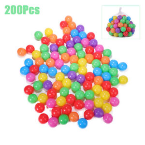 200PCS Ocean Pit Balls Baby Kid Plastic Ball Toy Swim Bath Play Pool Colourful
