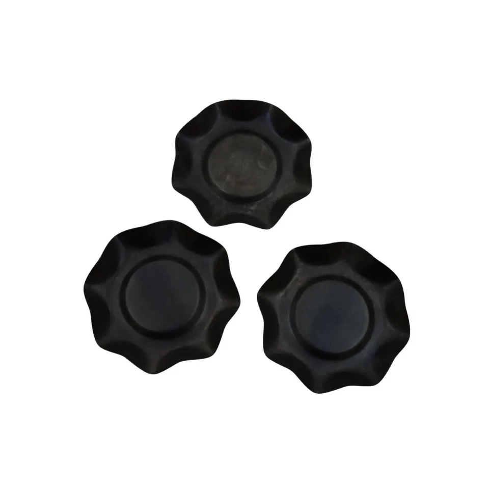 Black Iron Fluted Votive Candle Pans (3pk) - Image 1 of 1
