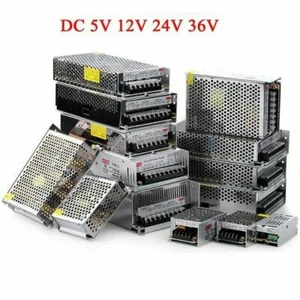DC5V 12V 24V 36V Lighting Transformers Power Supply 1A 2A 3A 5A 8A 10A 15A 20A - Picture 1 of 5