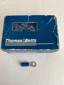 Thomas & Betts Nylon Insulated Ring Terminal 18-14 AWG (RB14-8) - Picture 1 of 3