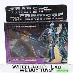 Thundercracker 100% Complete W/BOX & INSERT 1985 G1 Vintage Transformers Figure - Picture 1 of 11