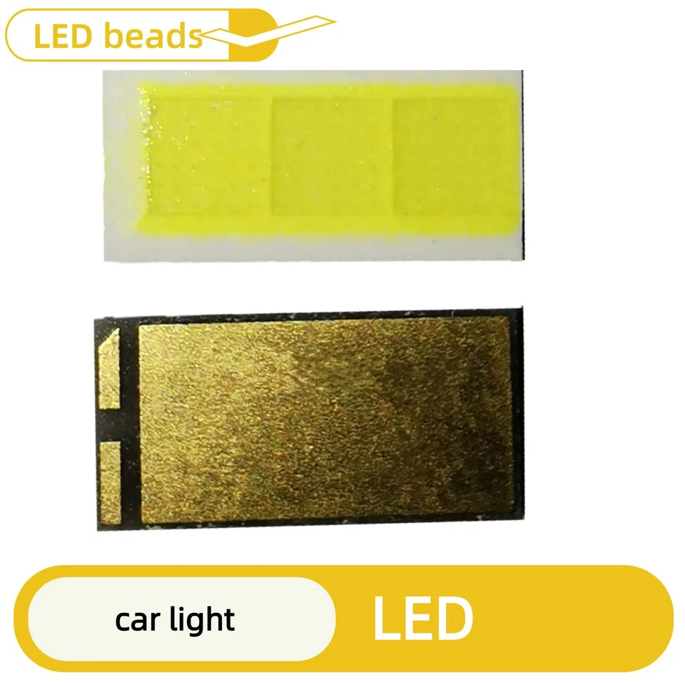 10pcs  30W 7035 led lamp beads 6500K Cold white Car daytime running light - Image 1 of 1