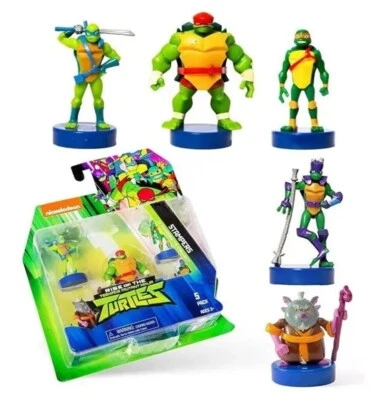 RISE OF THE TEENAGE MUTANT NINJA TURTLES 5-PACK STAMPERS 12 COLLECT FIGURE TMNT - Image 1 of 4