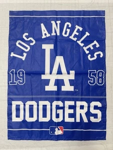 MLB Los Angeles Dodgers Garden Flag Double Sided MLB Dodgers Premium Yard Flag - Picture 1 of 6