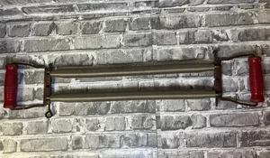 Vintage Spring Chest Pull Resistance Exercise Wood SAF-TEE HANDLE Workout USA - Picture 1 of 2