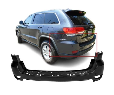 Cubierta de parachoques para Jeep Grand Cherokee 2011-2015 11-15 con sensores de estacionamiento cebado trasero Foto 1 de 4