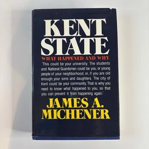 Kent State: What Happened and Why by James A. Michener - 1971 1st Edition, HC DJ - Foto 1 di 11