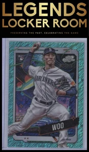 2024 Topps Chrome Cosmic #97 Bryan Woo Aqua Equinox Réfracteurs #/199 - Photo 1/2