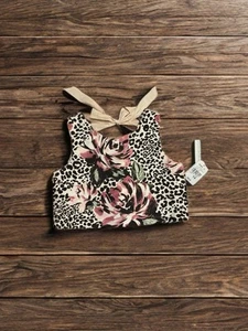 Sequin hearts girls Leopard Print Tank Size 14 New W/tags - Picture 1 of 4