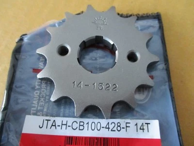 Fit HONDA CA95 CB100 CL90 CL100 S90 SL90 SL100 XL100 FRONT SPROCKET DRIVE 14T  - Image 1 of 4