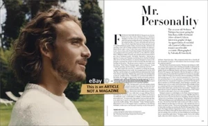 STEFANOS TSITSIPAS 3-SEITIGER ARTIKEL "Herr Personality' VOGUE US September 2021 - Bild 1 von 1