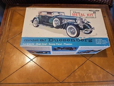 Kit de coche modelo de metal vintage 1932 SJ Dusenberg LaGrandePhaeton todo sellado de fábrica Foto 1 de 3