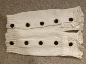 Grace & Lace Girl’s Crochet Knit Leg Warmers-One size - Picture 1 of 1