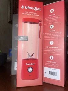 BLENDJET 2 Cordless USB Rechargeable Portable Blender 20 OZ RED BRAND NEW