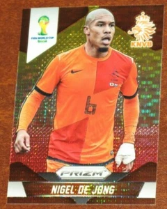 2014 Prizm World Cup Nigel De Jong Yellow & Red Pulsar Prizms Netherlands - Bild 1 von 2