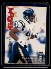 1995 Collector's Choice Update Terrell Fletcher Rookie San Diego Chargers #U54