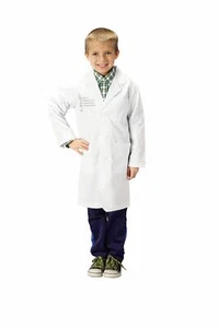 Jr. STEM LAB COAT White Child Science Technology Mathmatics Eingineering - Picture 1 of 2